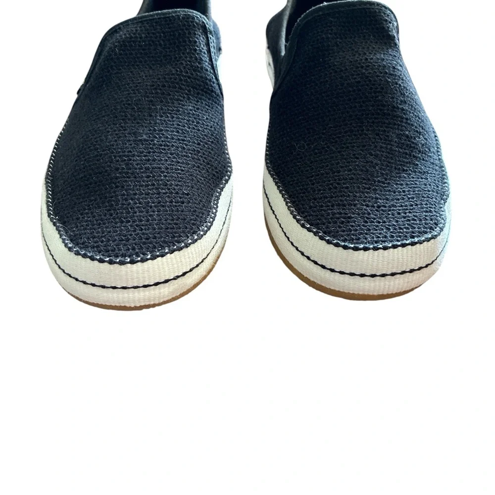UGG Bren Mesh Slip-On Sneakers Textured Flats Slippers Rubber Sole Black Size 10